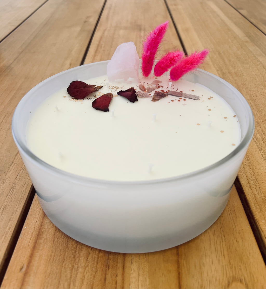 Extravagant Large Candle - French Pear + Frangipanni + Pineapple